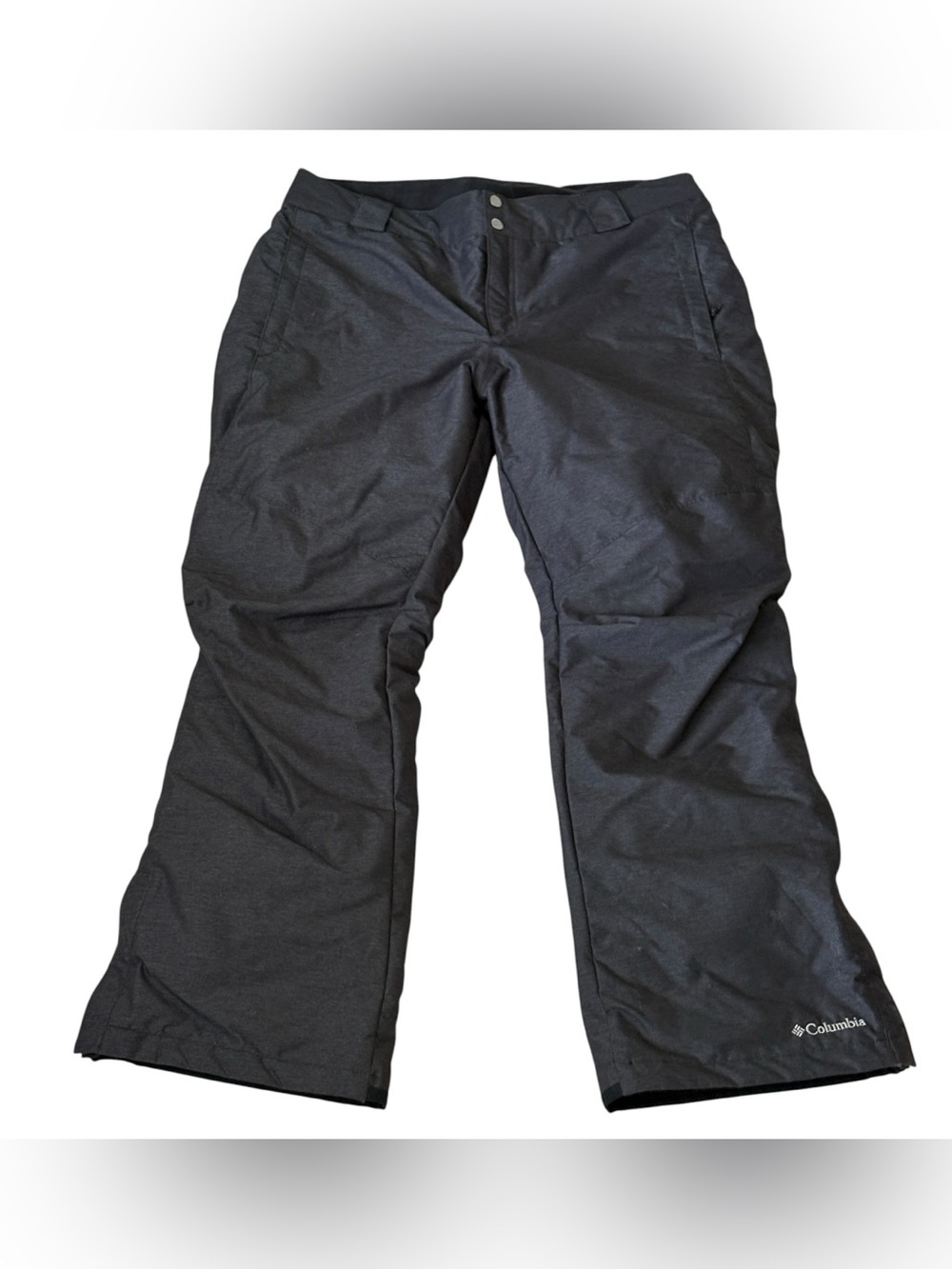Columbia Womens Omni-Tech Waterproof Insulated Snow Ski Pants Size XL Gray
